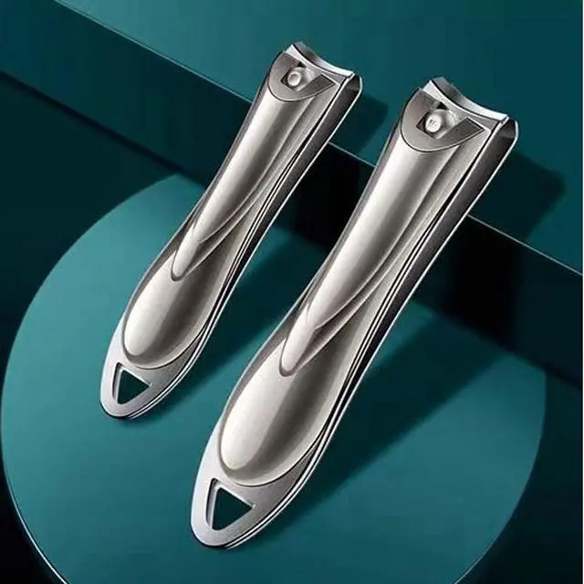 Main image of 2PCS Nail Clipper, Sharp Fingernail and Toenail Clipper Cutters for Men and Women (Brown)