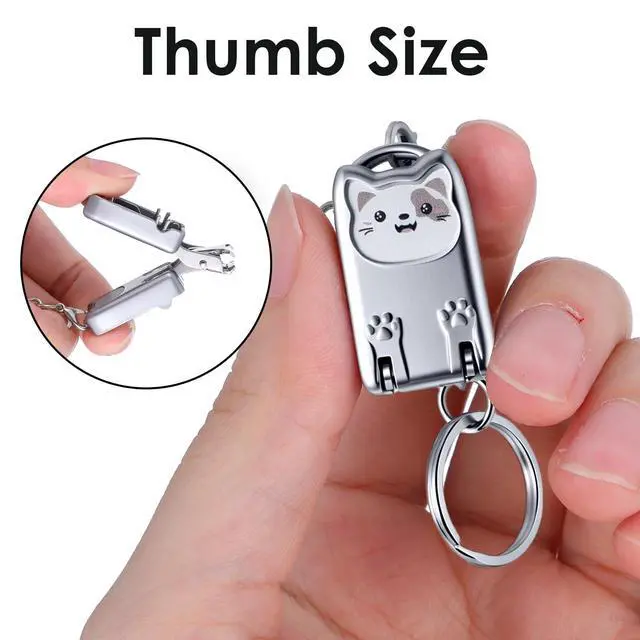 Alt view image 4 of 7 - Portable Mini Nail Clippers, Metal Folding Travel Nail Clippers