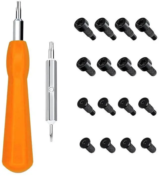 Main image of Screwdriver With 16PCS Screws Compatible With Ring Doorbell, EMiEN Torx T6 & T15 Bit Screwdriver Kits Compatible with Video Doorbell, Doorbell 2, Doorbell Pro And Elite Battery Change