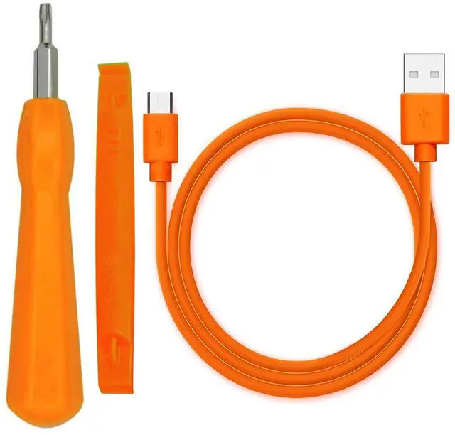 Main image of Ring Doorbell Screwdriver Replacement & Charger Charging Cable Cord, Fit Video Doorbell, Video Doorbell 2 3 and Pro & Elite Ring Doorbell Security Screw (Orange)