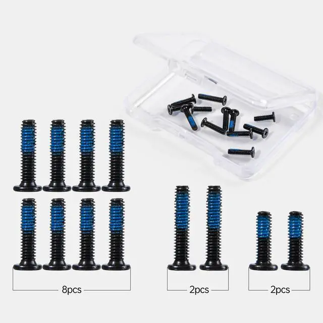 Alt view image 3 of 6 - 12PCS Replacement Lower Bottom Base Cover Case Screws for Asus TUF Gaming A15 FA507 FX507 FA507RC FA507RF FA507RW FA507NU Series Laptop, Asus TUF A15 FA507 Base Screws with 2 Long, 8 Medium, 2 Short