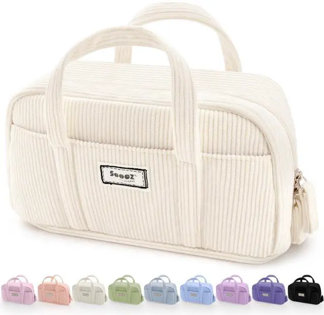 Main image of Large Pencil Case Pouch, Extra Big Pencil Bag with 5 Compartments