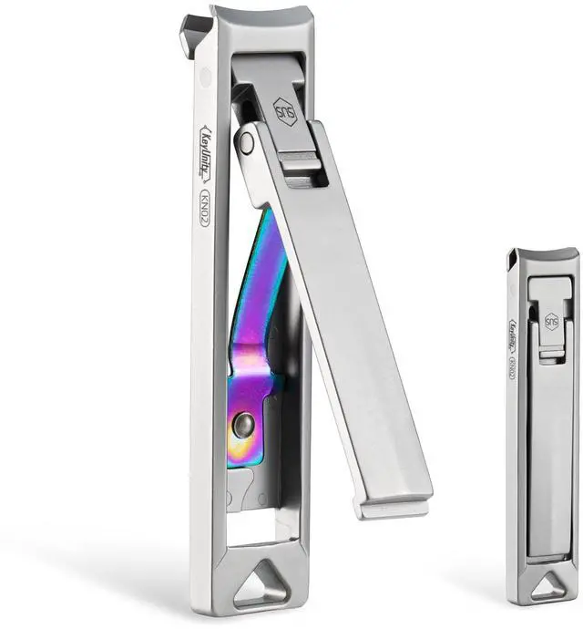 Main image of KN02 Foldable Keychain Nail Clippers Cutter