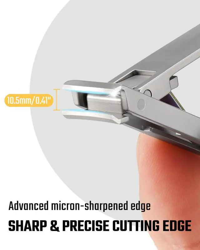 Alt view image 4 of 7 - KN02 Foldable Keychain Nail Clippers Cutter