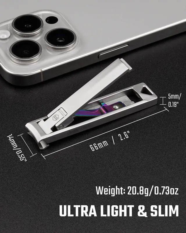 Alt view image 6 of 7 - KN02 Foldable Keychain Nail Clippers Cutter