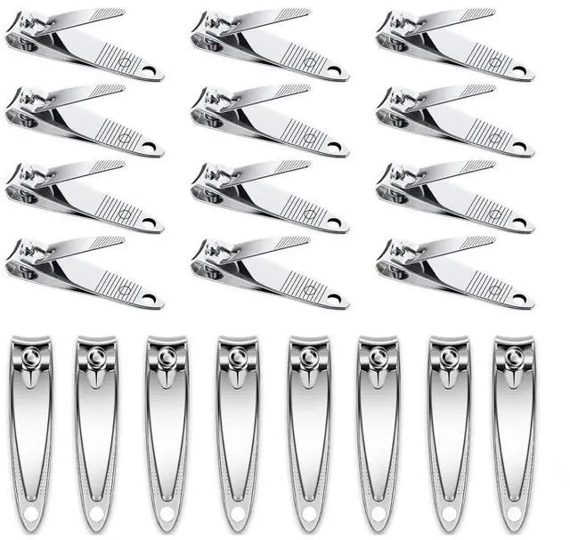 Main image of 20 Pcs Stainless Steel Small Nail Clippers Bulk,Toenail Clippers