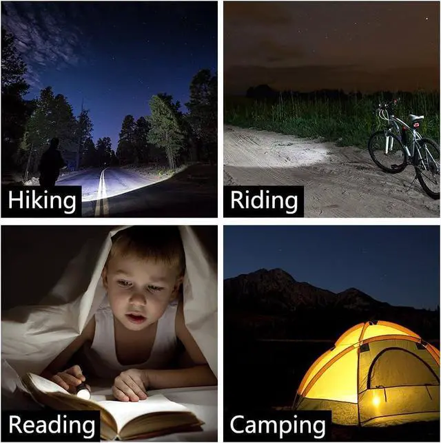 Alt view image 6 of 6 - 5 Pack SK-68 3 Modes Handheld Mini LED Flashlight Torch Lamp 7w 300lm Adjustable Focus Zoomable Waterproof Light, with Belt Clip Flashlight for Gift,Camping