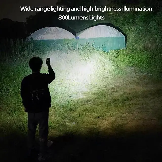 Alt view image 7 of 7 - COB Keychain Work Light Keychain Flashlights 7 Light Modes,Portable Rechargeable Emergency cob Work Light with Folding Bracket Bottle Opener for Fishing,Camping and Walking (2PC*Black)