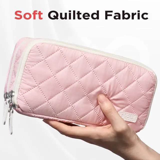 Alt view image 2 of 7 - Large Pencil Case Pouch, Extra Big Pencil Bag with 8 Compartments