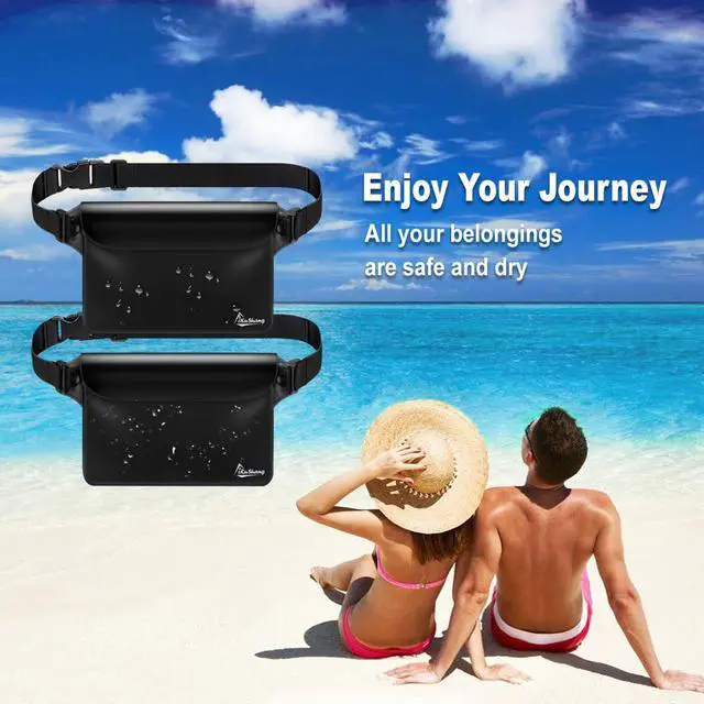 Alt view image 3 of 3 - Waterproof Fanny Pack, Dry Bag Phone Pouch for Beach Swimming Kayaking