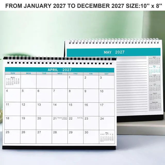 Alt view image 2 of 7 - Desk Calendar 2027, 2027 Desk Calendar, 10" x 8.3" Calendar Desk