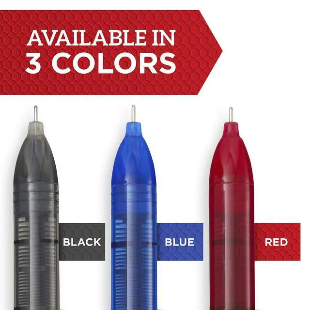 Alt view image 4 of 7 - Needle Point Rollerball Pens, 0.5mm, Black Ink, 12 Count - Stationary, Writing, Bullet Journaling, Office Supplies