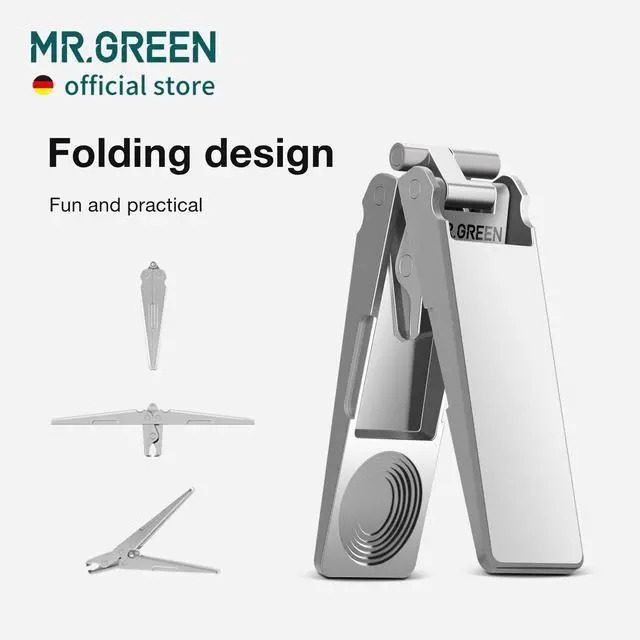 Alt view image 2 of 7 - Innovative Folding Nail Clippers Collapsible Nail Cutters Stainless Steel Nail Scissors Portable Travel Manicure Tools