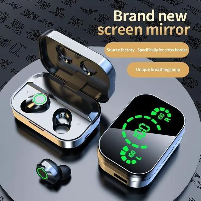 Alt view image 2 of 7 - TWS True Wireless Earbuds Bluetooth In-Ear Headphones Waterproof Blue Tooth Ear Buds Wireless Earphones for iPhone Android Phones Invisible Mini Small Earbuds Wireless Bluetooth for Small Ear Canal