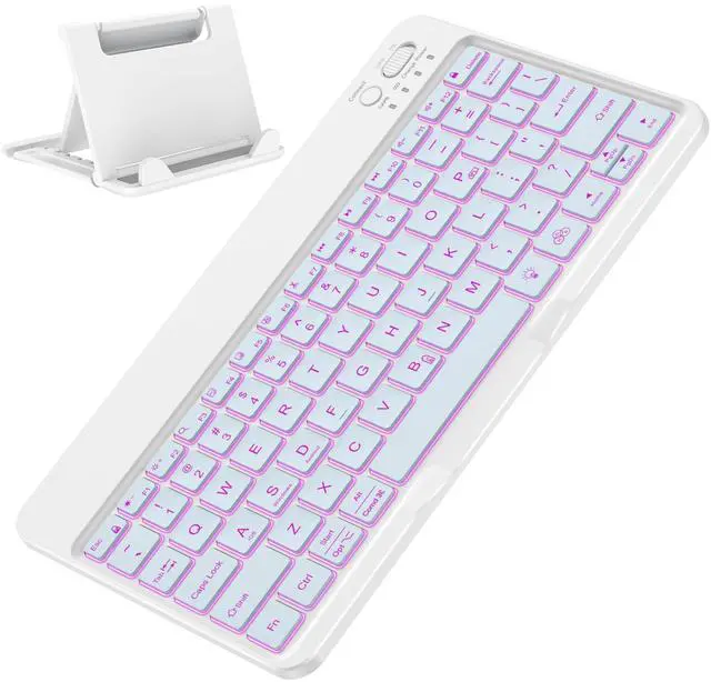 Main image of Rechargeable Bluetooth Keyboard Tablet with Backlit, Oversize Keycap