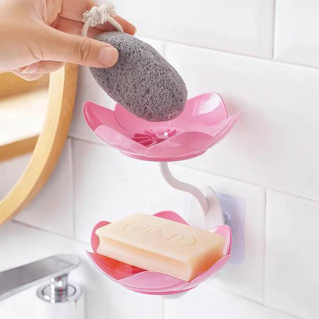 Alt view image 2 of 6 - Soap Holder Shower,bar soap Holder,Adhesive Soap Dish for Bathroom Wall