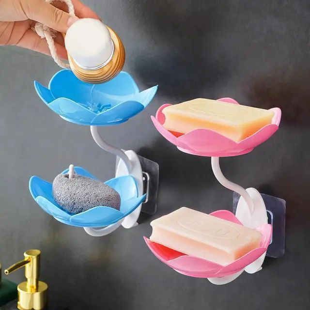 Alt view image 4 of 6 - Soap Holder Shower,bar soap Holder,Adhesive Soap Dish for Bathroom Wall