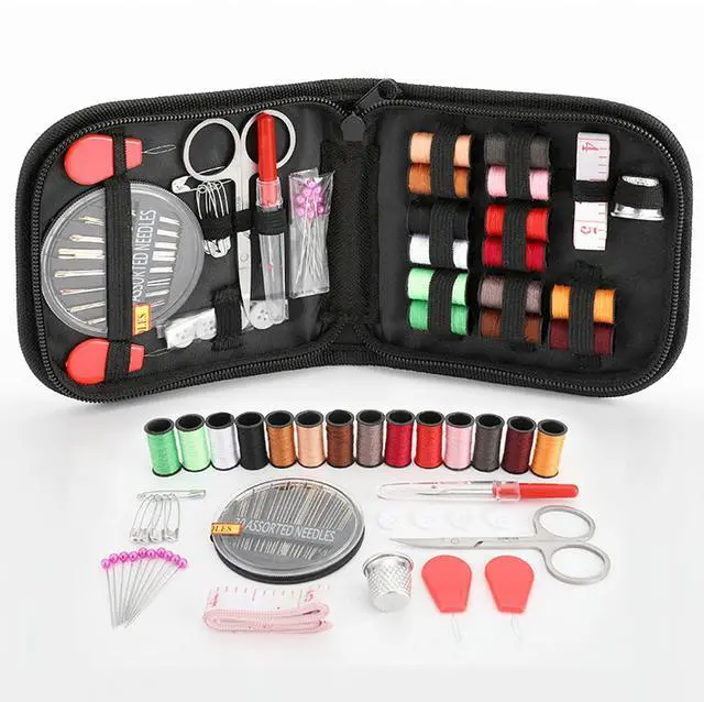 Main image of 70Pcs Mini Travel Sewing Kit Portable Needle and Thread Set