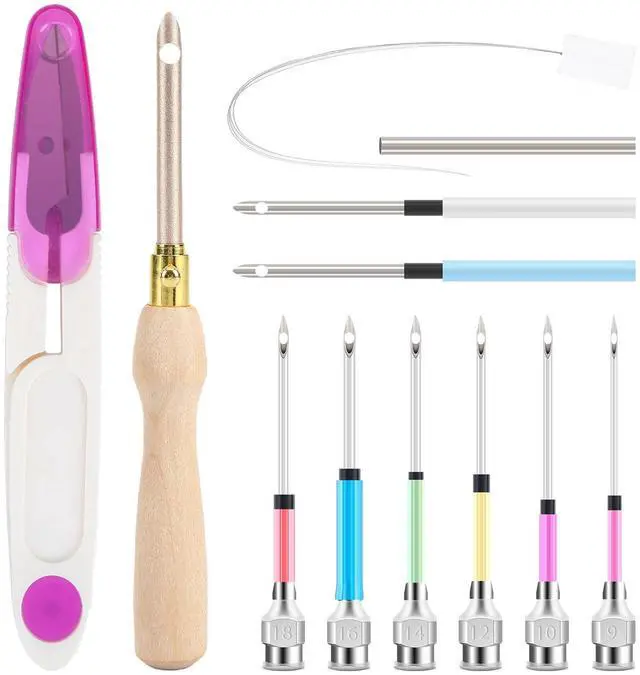 Main image of 13Pcs Punch Needle Kit for Craft Beginner Punch Embroidery Kit