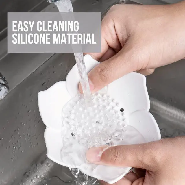 Alt view image 6 of 7 - 2 Pack Shower Steamer Tray, Silicone Soap Dish