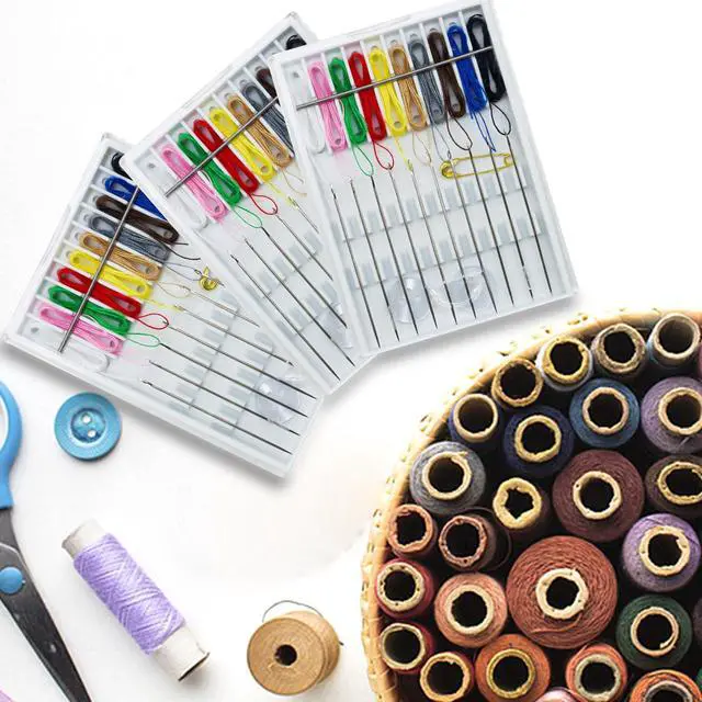 Alt view image 5 of 7 - 10 Boxes Quick Fix Sewing Kit with Needles and Thread Box