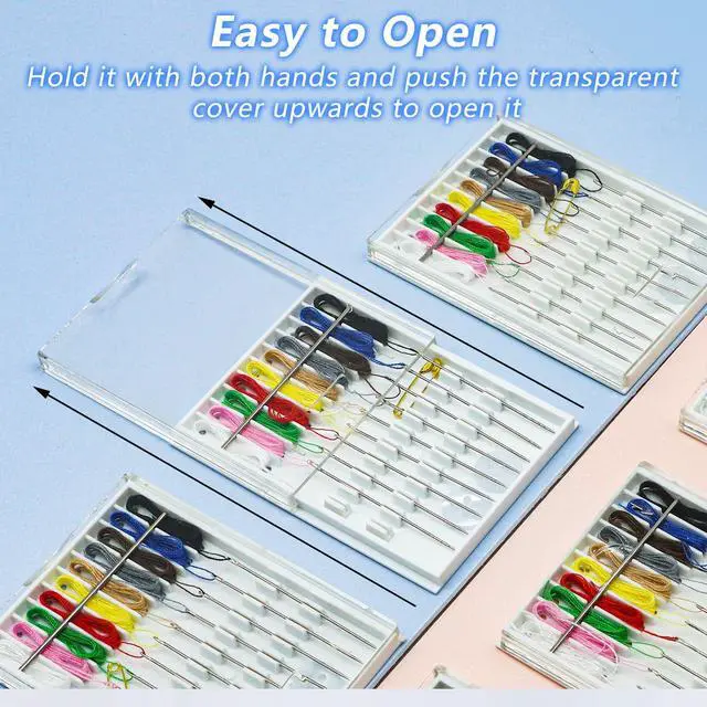 Alt view image 4 of 7 - 10 Boxes Quick Fix Sewing Kit with Needles and Thread Box