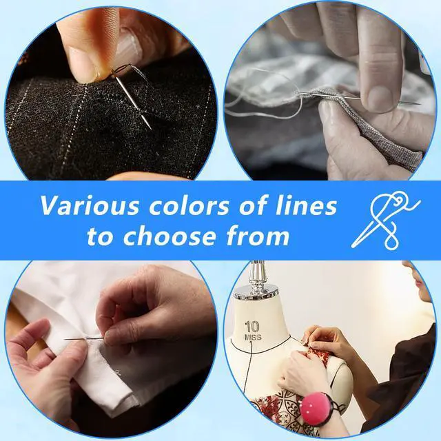 Alt view image 7 of 7 - 10 Boxes Quick Fix Sewing Kit with Needles and Thread Box