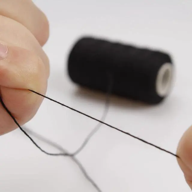 Alt view image 5 of 7 - Weaving Needle Combo Deal Black Thread with 10pcs Needle for Making Wig Sewing Hair Weft Hair Weave Extension, Big Medium and Small C J Shape Curved Needle I Needle (3 Thread Black + 10 Needle)