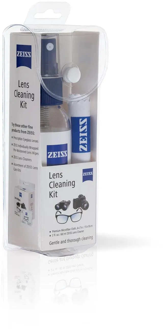 Main image of 2oz Spray and Microfiber Lens Cleaner Care Kit for Coated Lenses, Binoculars, Scopes, Cameras, and Glasses, 1-Pack