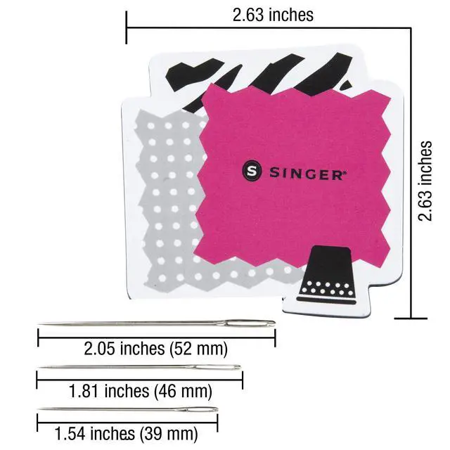 Alt view image 6 of 6 - Large Eye Hand Needles On Magnet, 12-Count