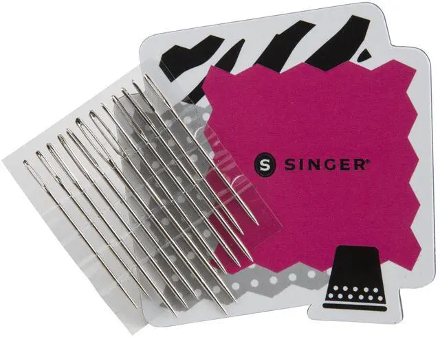Main image of Large Eye Hand Needles On Magnet, 12-Count