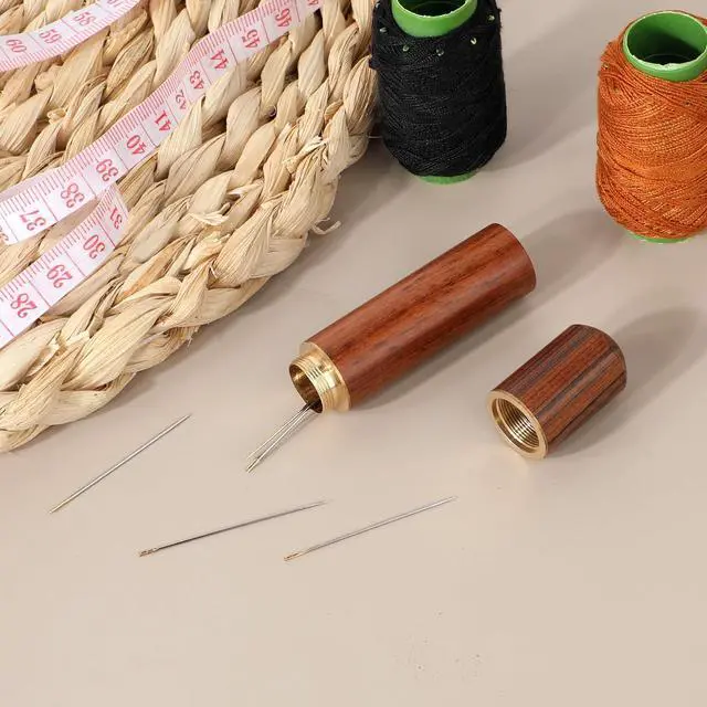 Alt view image 4 of 7 - 48Pcs Large Eye Sharp Needles, Self Threading Needles for Hand Sewing, Easy to Thread Big Eye Sewing Needles, Embroidery Needles Blind Needles in 3 Sizes 1.42/1.5/1.65 in for DIY Embroidery Sewing