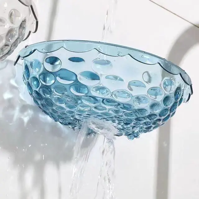 Alt view image 4 of 5 - Soap Dish with Self-Draining Design - No Drilling Universal and Aesthetics, Waterproof, Plastic Soap Saver - Bathroom Kitchen Organizer
