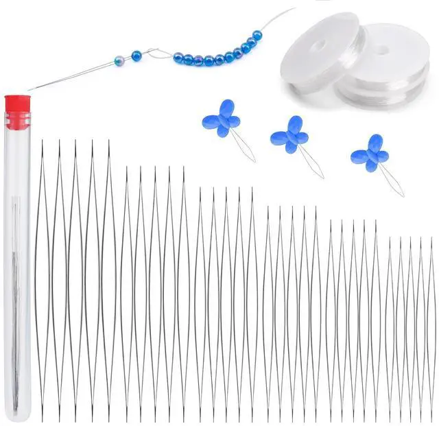 Main image of 37PCS Beading Needles, Big Eye Bead Needles for Jewelry Making