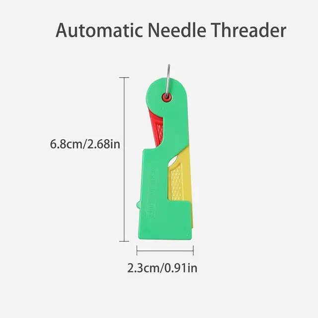 Alt view image 6 of 7 - Needle Threader, 11 Pcs Sewing Needle Threaders Automatic Needle Threading Device for Sewing Embroidery Cross Stitch Craft Stitching Knitting Quilting.