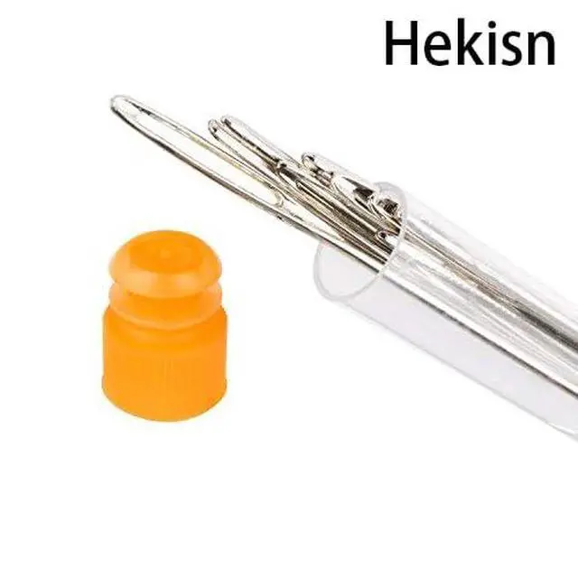 Alt view image 4 of 7 - Large Eye Sewing Needles, Sewing Needles, Stainless Steel Embroidery Thread Needle, Handmade Yarn Knitting Needles Leather Needle (21 Pieces)