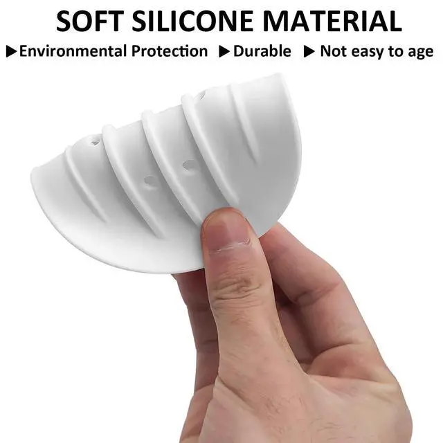 Alt view image 3 of 7 - 2 Pcs Silicone Soap Dish with Drainage,Anti-Slip Portable Shower Soap Box, Self Draining Shower Soap Holder for Showers, Bathroom, Kitchen, Counter Top and Shelf, Easy Cleaning