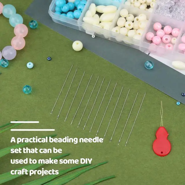 Alt view image 3 of 7 - Beading Needles for Seed Beads Big Eye Beading Needles for Jewelry Making