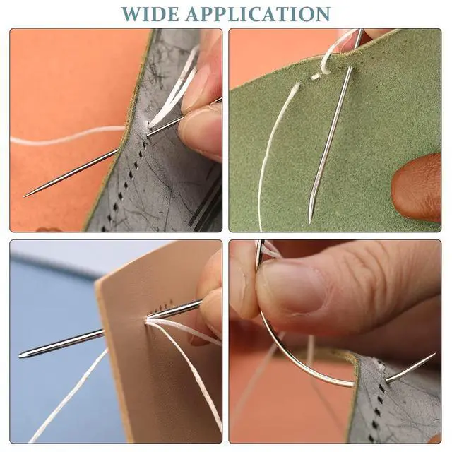 Alt view image 5 of 7 - Upholstery Needle, 16 PCS Curved Needle, Leather Needles