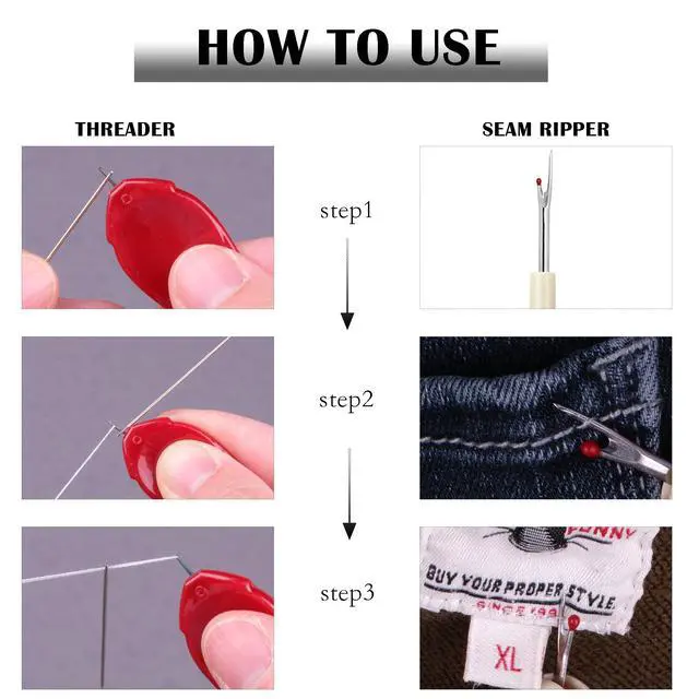 Alt view image 6 of 7 - Threader Tool Easy Threader for Machine and Hand Sewing (6PCS)