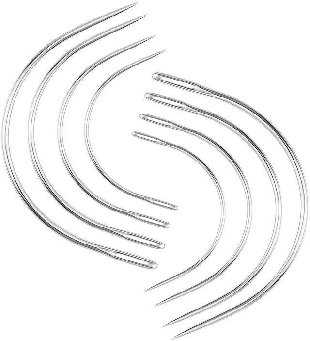 Main image of 8 PCS Curved Needle Set, Curved Needles for Hand Sewing