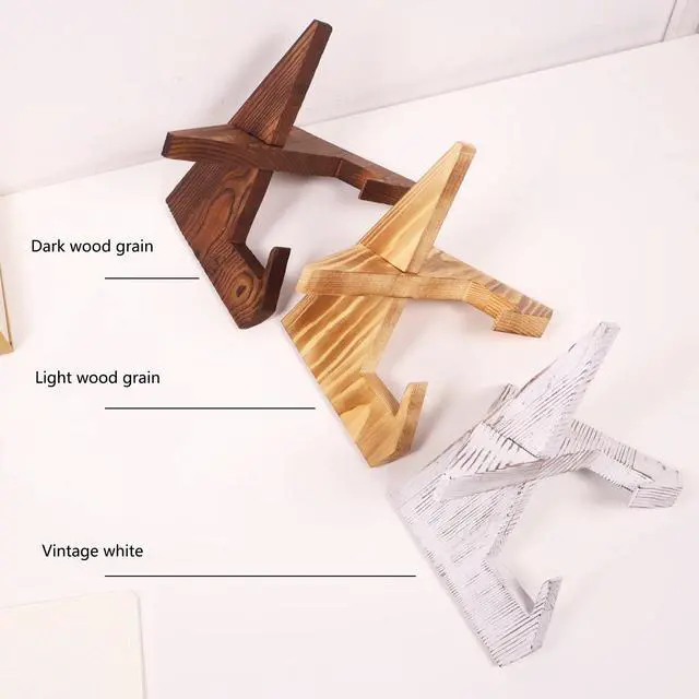 Alt view image 5 of 7 - Solid Wood Calendar Stand for 15-21.5inch, Compatible For Skylight Calendar 1&2, and other brands under 21.5 inches in size,Supports Horizontal or Vertical Display. (light wood grain, 15-21.5inch)