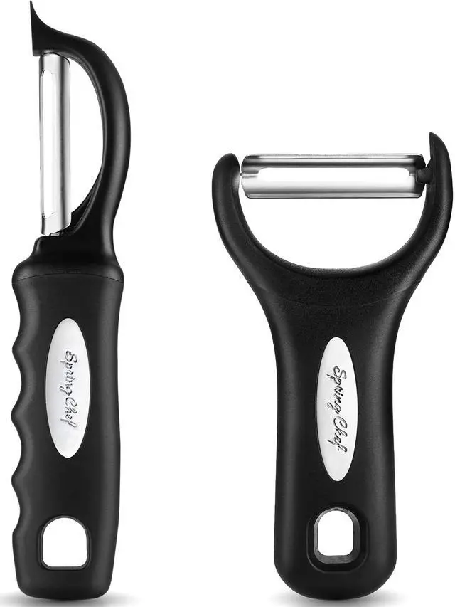 Main image of Swivel Vegetable Peeler & Y Potato Peeler w/Soft Grip Handles