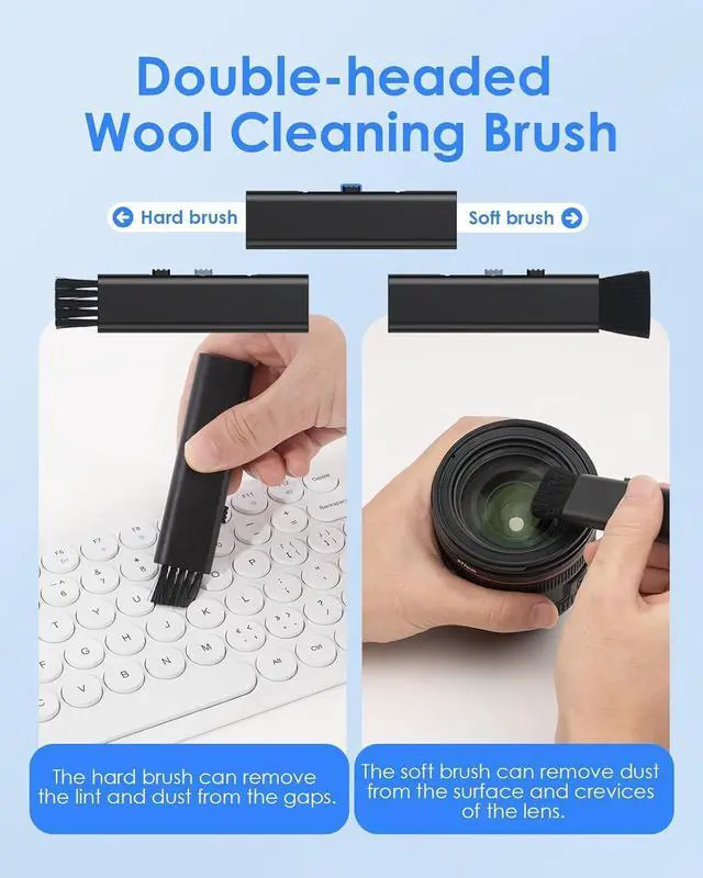 Alt view image 5 of 7 - Screen Cleaner Spray Kit 6.7oz Bottle with Microfiber Cloth & Brush