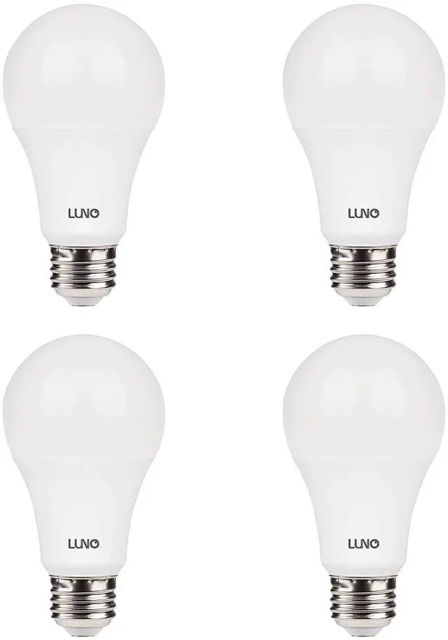 Main image of A19 Dimmable LED Bulb, 11W (75W Equivalent), 1100 Lumens, 5000K (Daylight), Medium Base (E26),UL & Energy Star (4-Pack)