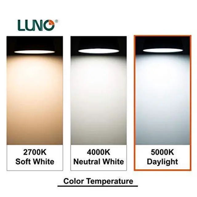 Alt view image 4 of 5 - A19 Dimmable LED Bulb, 11W (75W Equivalent), 1100 Lumens, 5000K (Daylight), Medium Base (E26),UL & Energy Star (4-Pack)