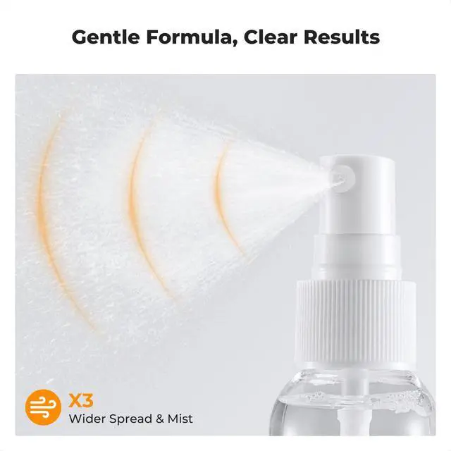 Alt view image 3 of 7 - Eyeglass Lens Cleaner Spray Kit for Laptop,Screen and Camera