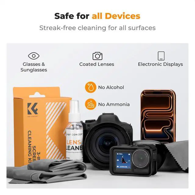 Alt view image 5 of 7 - Eyeglass Lens Cleaner Spray Kit for Laptop,Screen and Camera