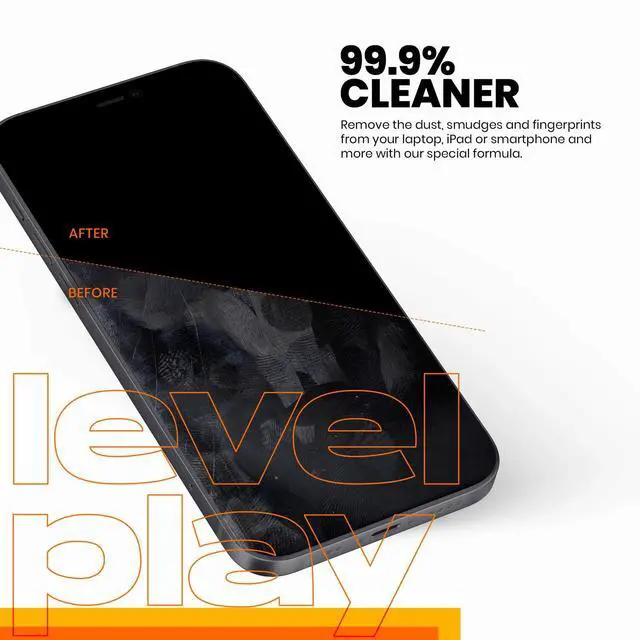 Alt view image 6 of 7 - Screen Cleaner Kit Fingerprint-Resistant Touchscreen, Monitor & Lens Cleaner, Alcohol- and Ammonia-Free, Washable Microfiber Wipe (Small), 25 mL (0.85 fl oz) Spray Bottle