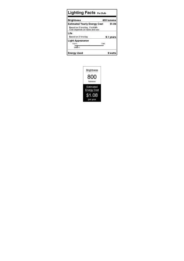 Alt view image 5 of 5 - 5295020 9 Watt (60 Watt Equivalent) A19 Bright White LED Light Bulb, Medium Base, 6 Pack